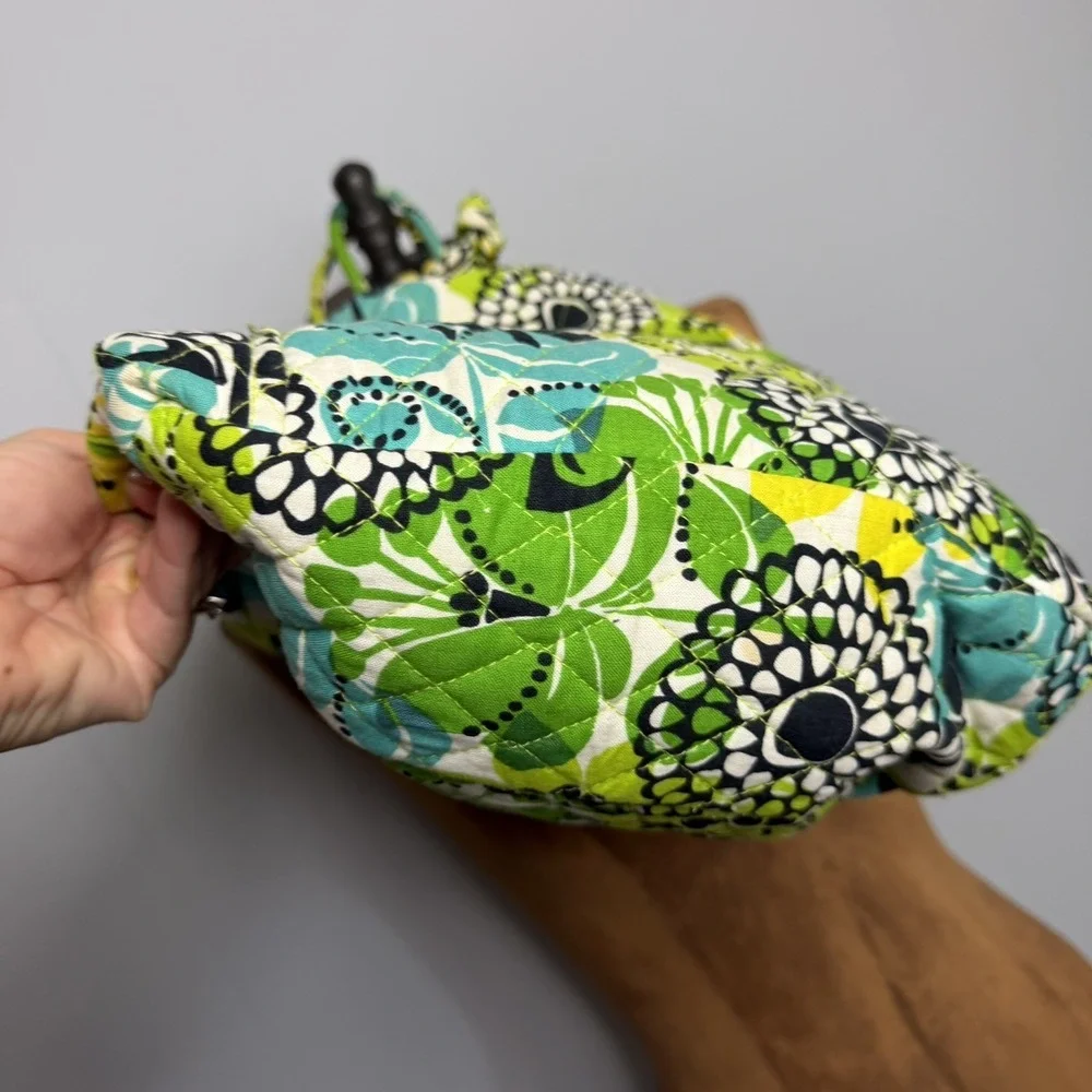 Vera Bradley LIMES UP Backsack BACKPACK Bookbag BABY Diaper BEACH Tote PURSE NWT